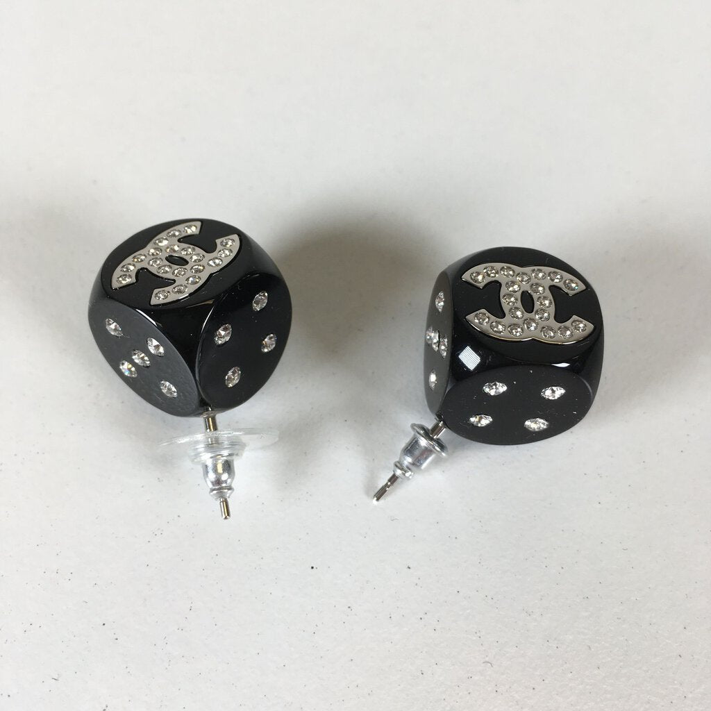 Chanel Dice Earrings