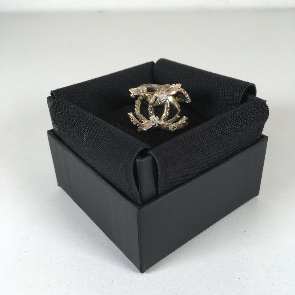 Chanel Aged Gold Ring