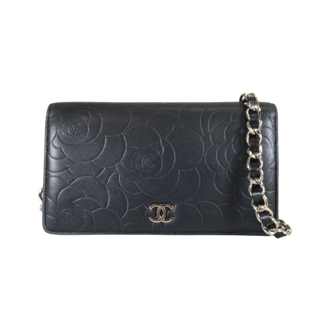 Chanel Camellia Wallet with Chain