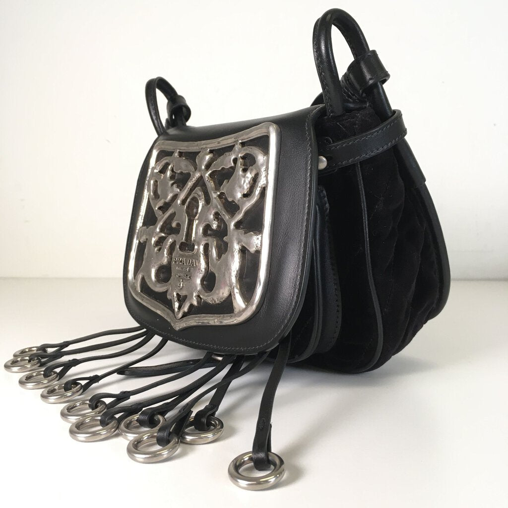 Prada Corsaire Metal Lock Bag