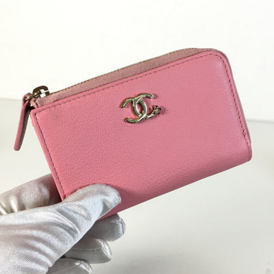 Chanel Camellia Zippy Wallet