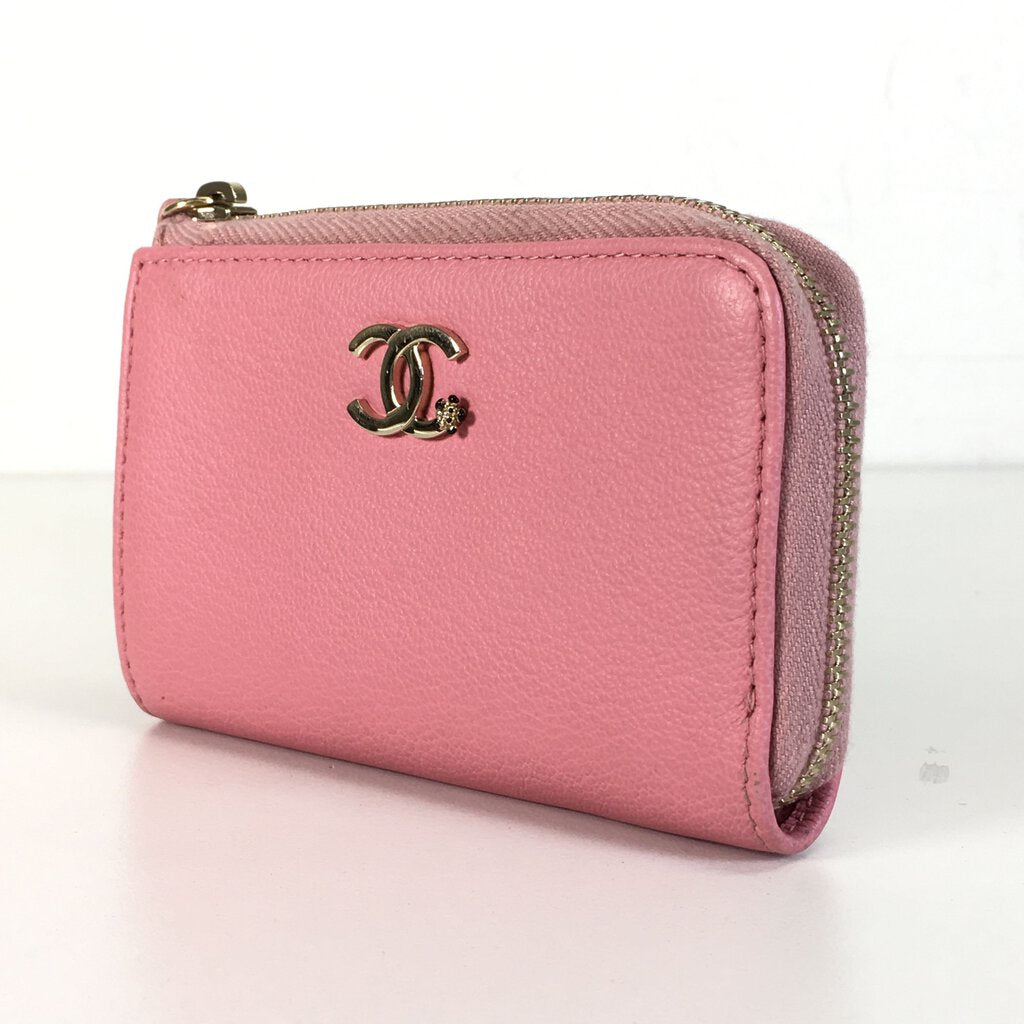 Chanel Camellia Zippy Wallet