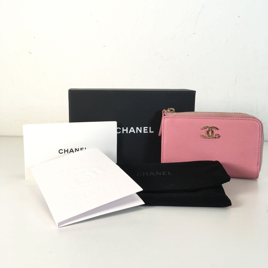 Chanel Camellia Zippy Wallet