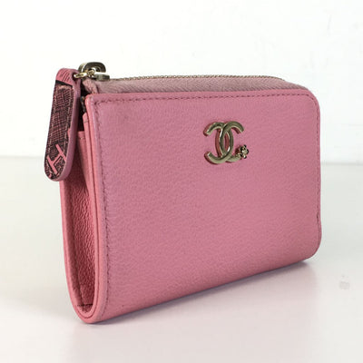 Chanel Camellia Zippy Wallet