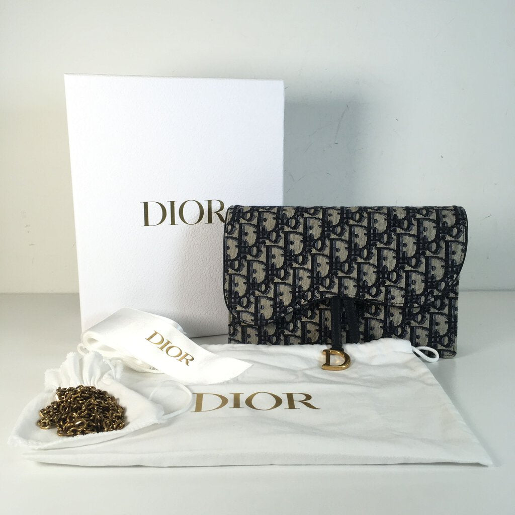 Dior Saddle Oblique Pouch