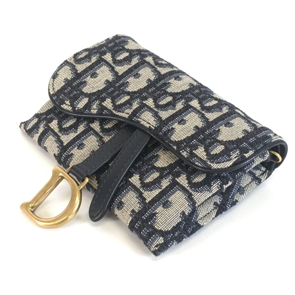 Dior Saddle Nano Pouch with Chain