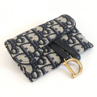 Dior Saddle Nano Pouch with Chain