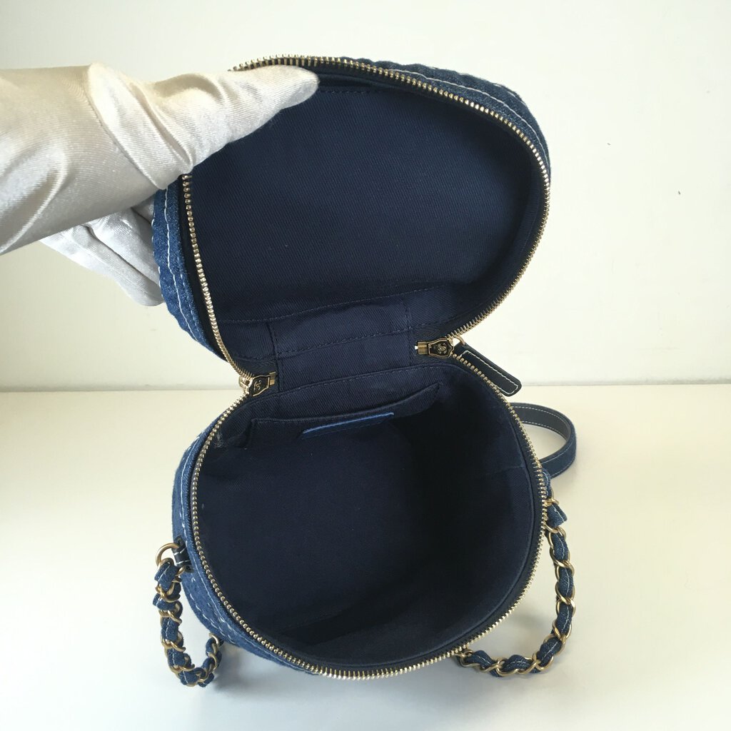 Chanel Denim Vanity Bag