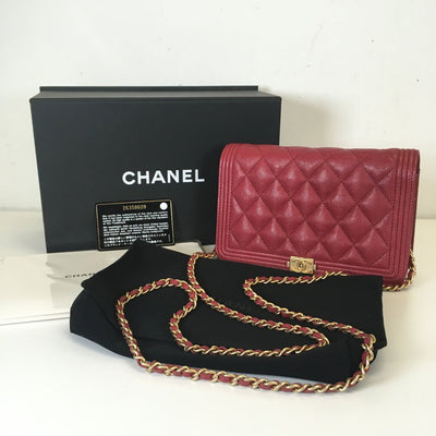 Chanel Boy Wallet on Chain