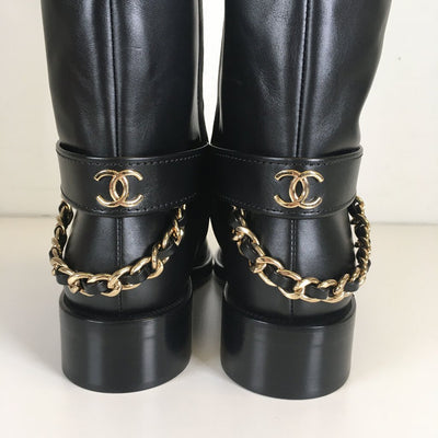 Chanel 22A Riding Boots