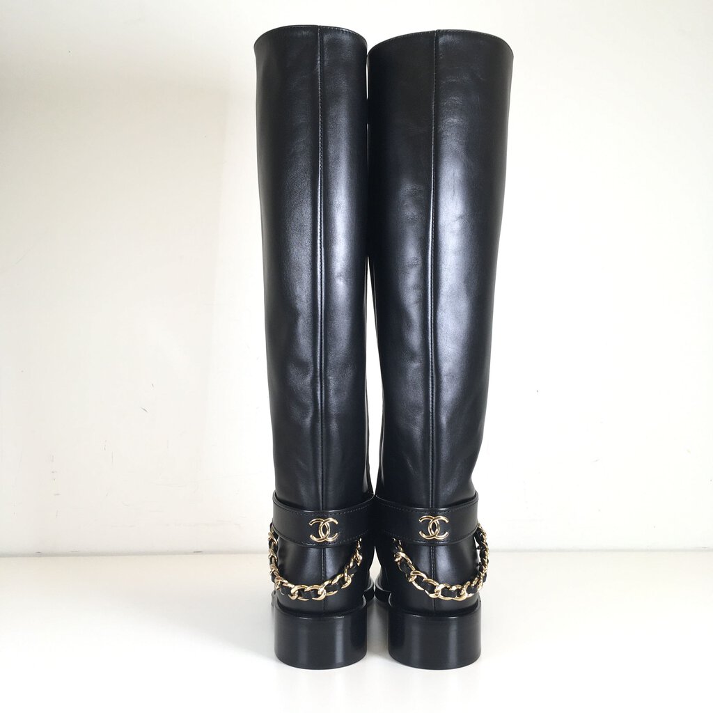 Chanel 22A Riding Boots