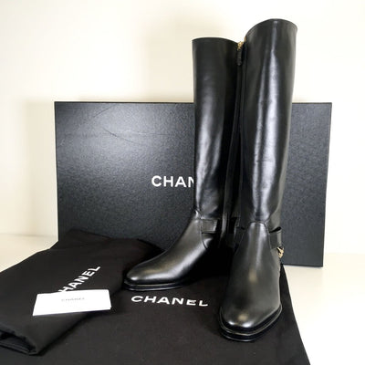 Chanel 22A Riding Boots