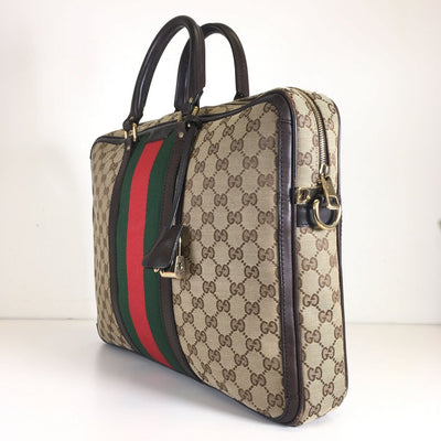 Gucci Supreme Briefcase