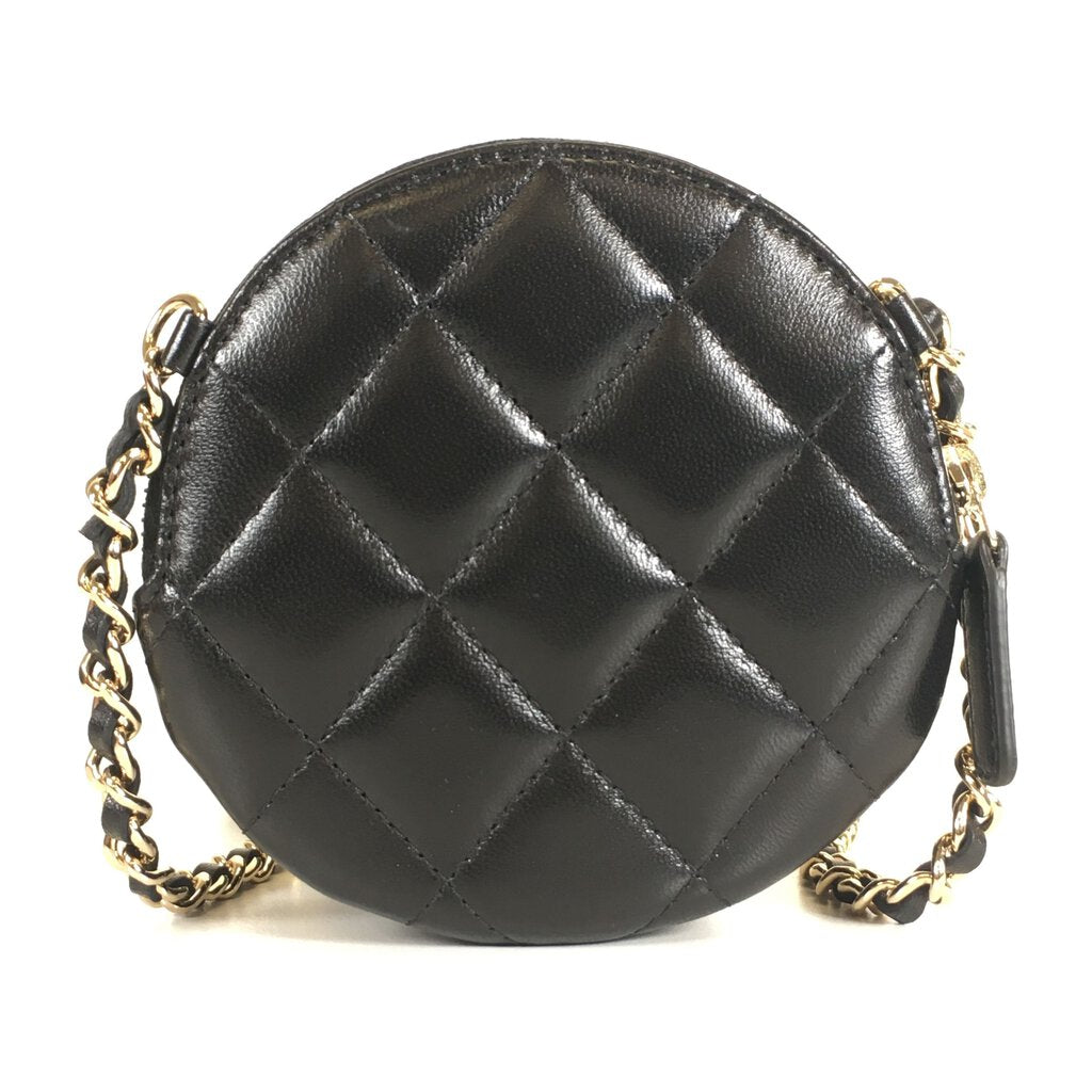 Chanel Camellia Round Clutch