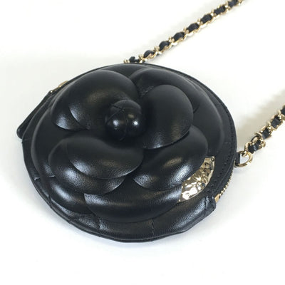 Chanel Camellia Round Clutch