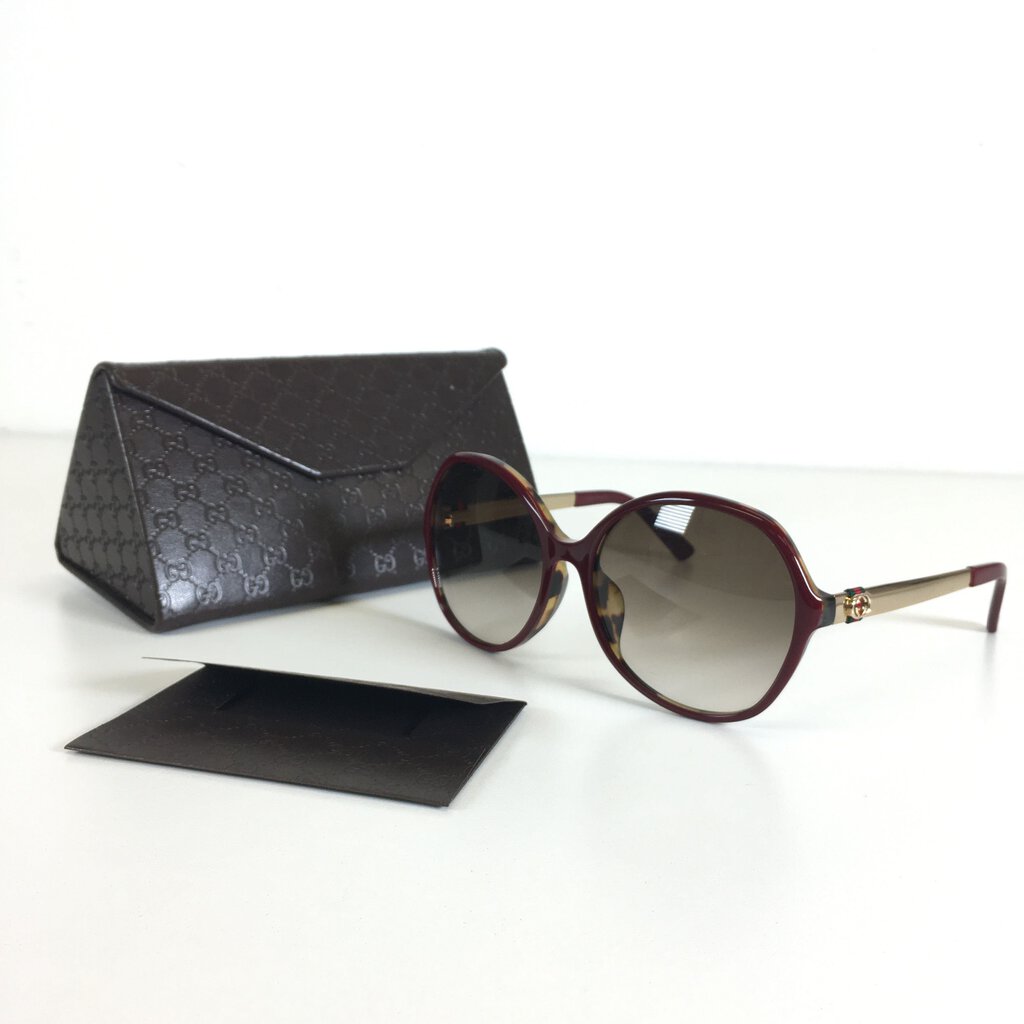 Gucci Burgundy Sunglasses