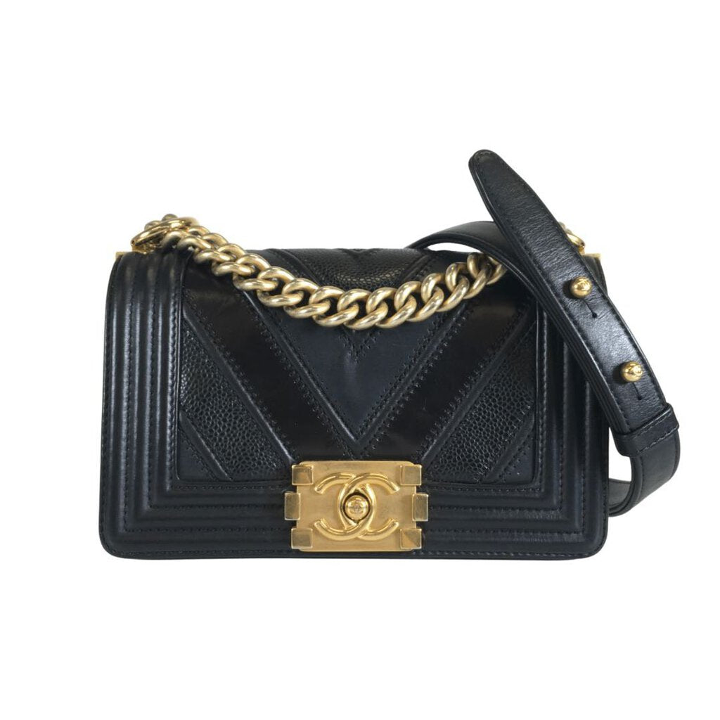 Chanel Chevron Boy Bag