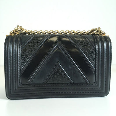 Chanel Chevron Boy Bag