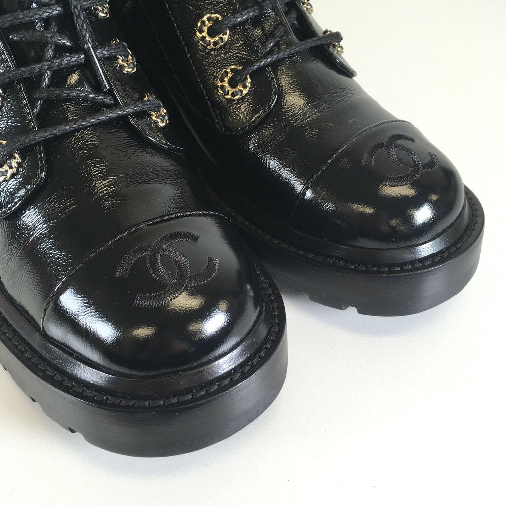 Chanel Combat Boots