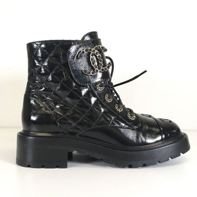 Chanel Combat Boots