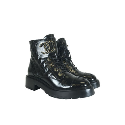 Chanel Combat Boots