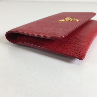 Prada Saffiano Flap Wallet