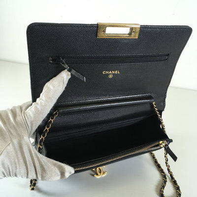 Chanel Golden Class Wallet on Chain