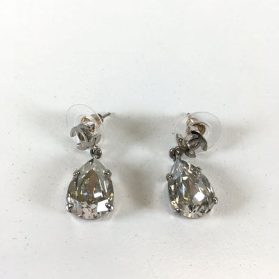 Chanel Crystal Drop Earrings