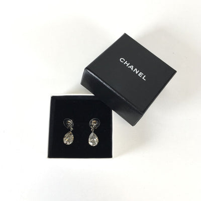 Chanel Crystal Drop Earrings