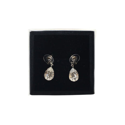 Chanel Crystal Drop Earrings