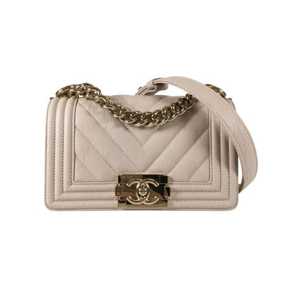 Chanel Chevron Boy Bag