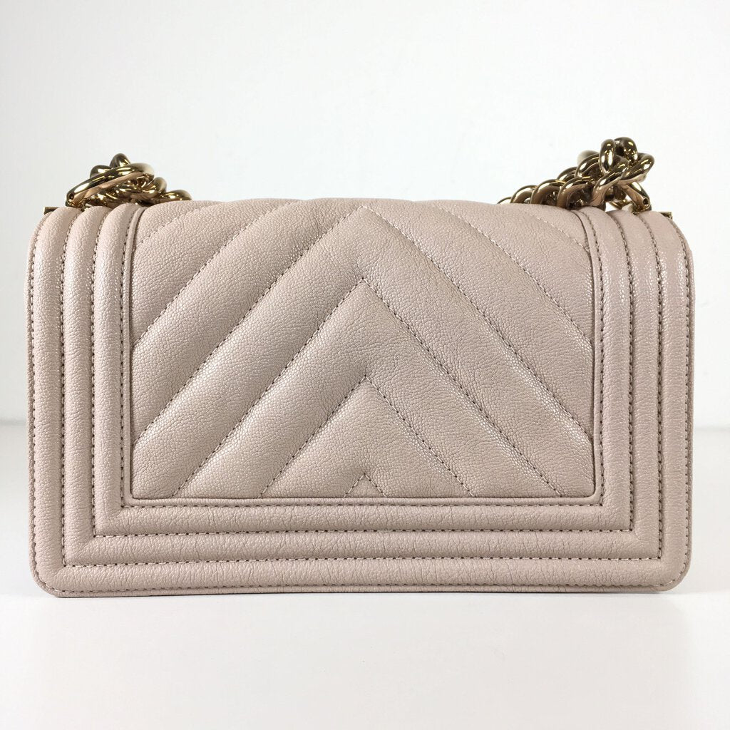 Chanel Chevron Boy Bag