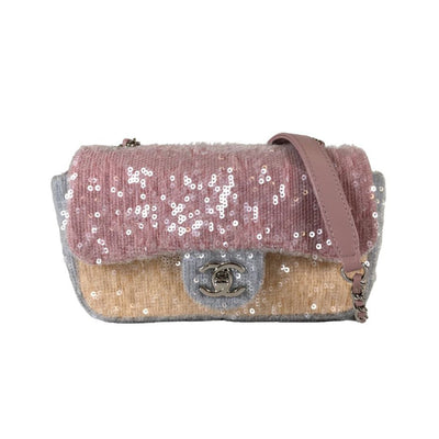 Chanel Mini Sequin Waterfall Flap