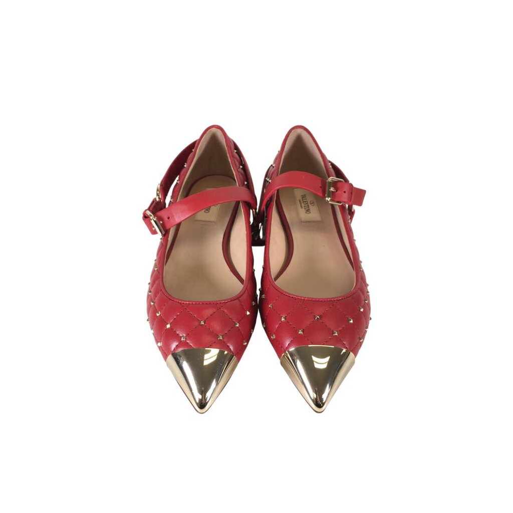 Valentino Rockstud Ballerina Flats