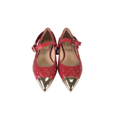 Valentino Rockstud Ballerina Flats