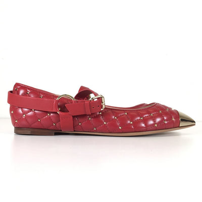 Valentino Rockstud Ballerina Flats