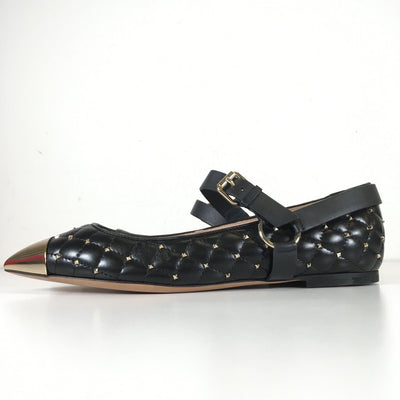 Valentino Rockstud Ballerina Flats