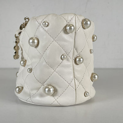 Chanel About Pearls Bucket Bag