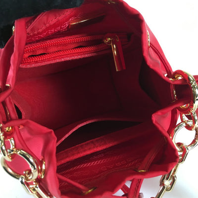 Prada Nylon Bucket Wristlet