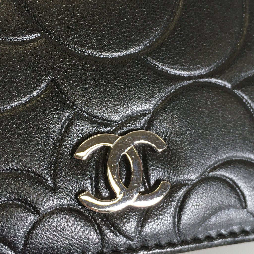 Chanel Camellia Flap Wallet