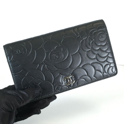 Chanel Camellia Flap Wallet