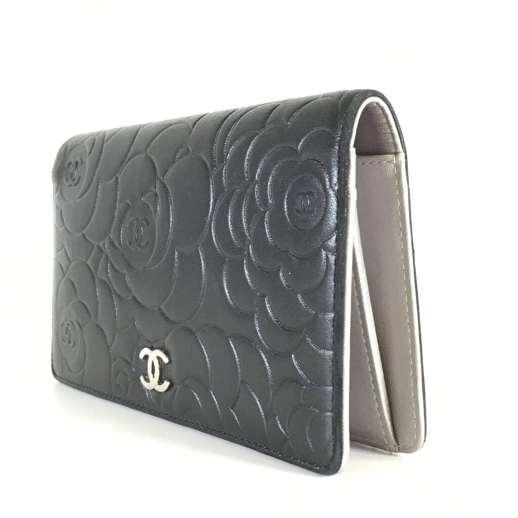 Chanel Camellia Flap Wallet