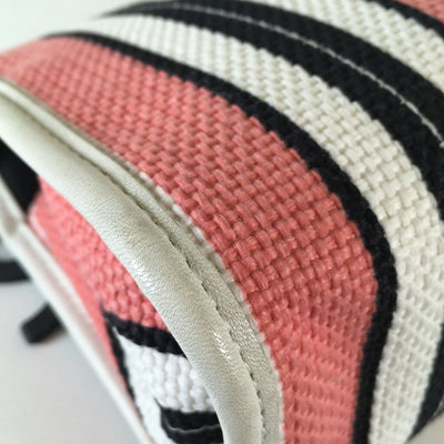 Chanel Striped Cosmetic Pouch