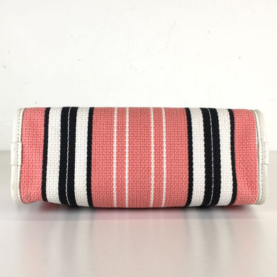 Chanel Striped Cosmetic Pouch