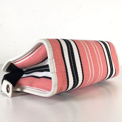 Chanel Striped Cosmetic Pouch