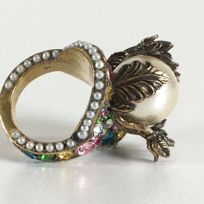 Gucci Pearl Multistone Ring