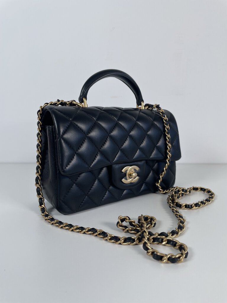 Chanel Mini Rectangle Top Handle Flap