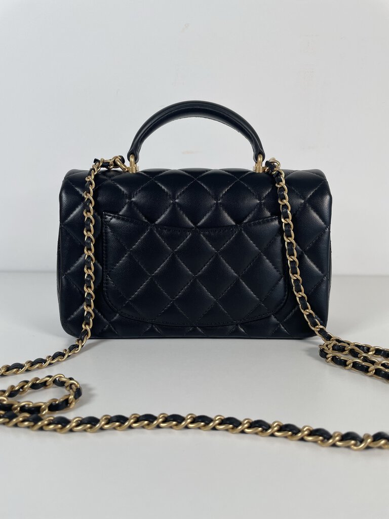 Chanel Mini Rectangle Top Handle Flap