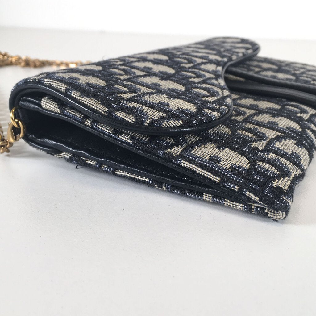 Dior Saddle Wallet on Chain