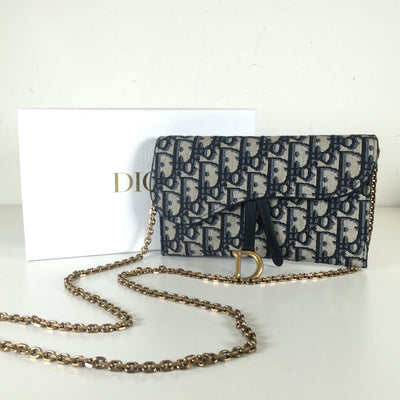 Dior Saddle Wallet on Chain